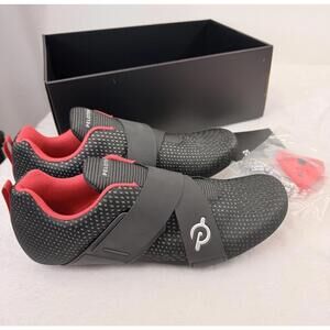 Peloton Altos 11 Mens 12.5 Womens Cycling Shoes Black Red Cleats Sneakers